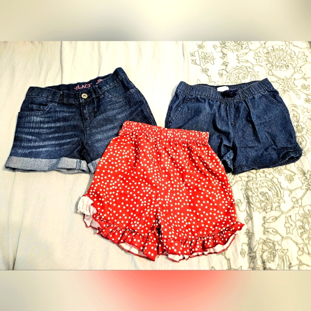 Set of 3 Girl's shorts, size 8